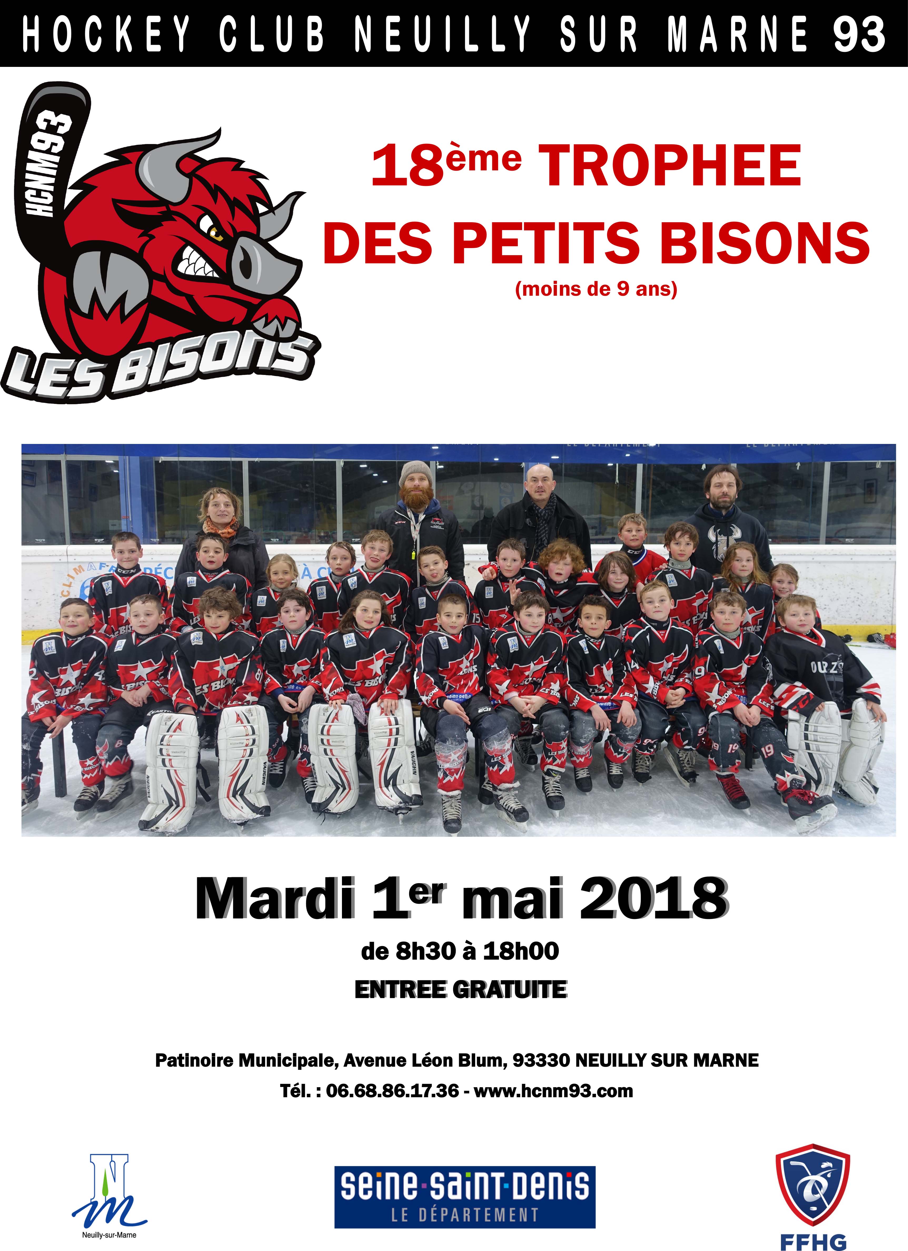 TOURNOI DES PETITS BISONS 2018